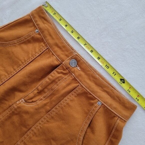 BDG Light Brown Patch Pocket A Line Mini Skirt Size Medium - Picture 5 of 10